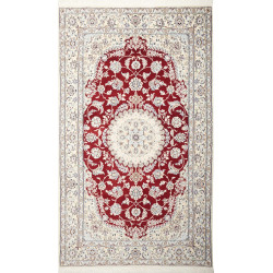 Nain 9la 150x256 Cm Nain 9la, Persia, Hand-carded Wool And