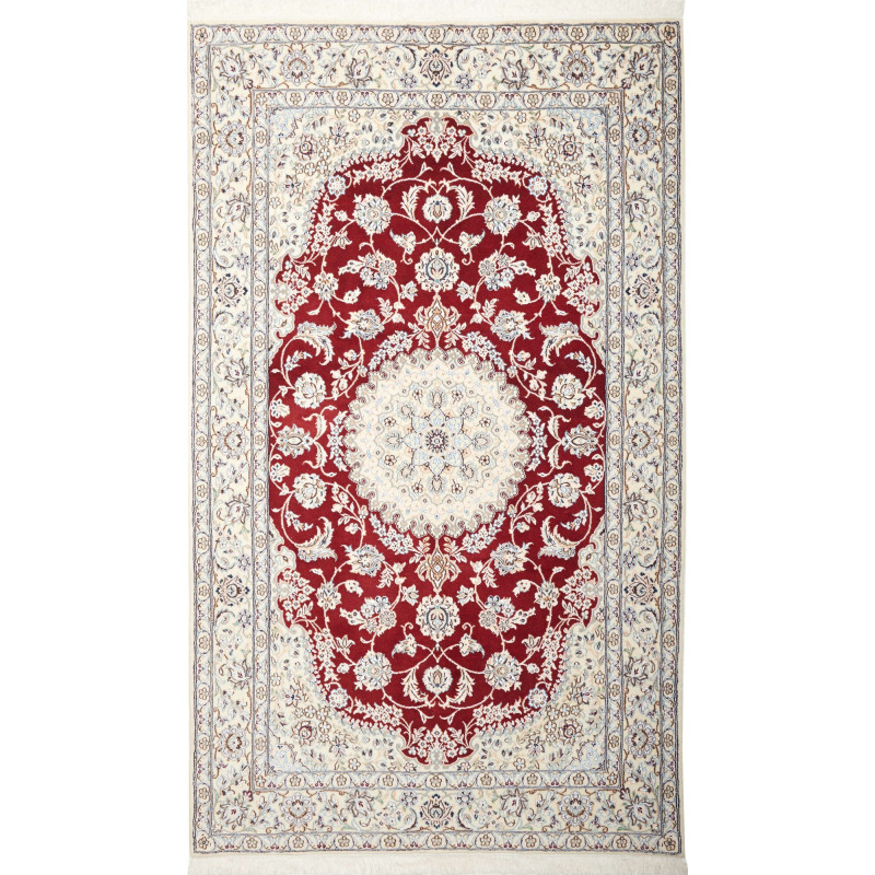 Nain 9la 150x256 Cm Nain 9la, Persia, Hand-carded Wool And