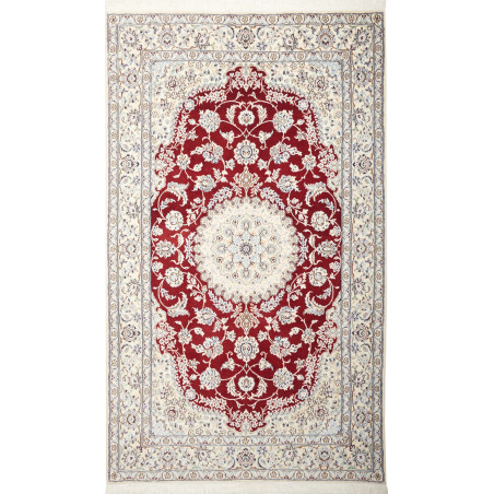 Nain 9la 150x256 Cm Nain 9la, Persia, Hand-carded Wool And