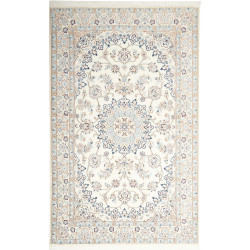 Nain 9la 136x217 Cm Nain 9la, Persia, Hand-carded Wool And