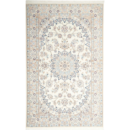 Nain 9la 136x217 Cm Nain 9la, Persia, Hand-carded Wool And