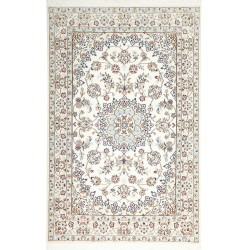 Nain 9la 132x202 Cm Nain 9la, Persia, Hand-carded Wool And