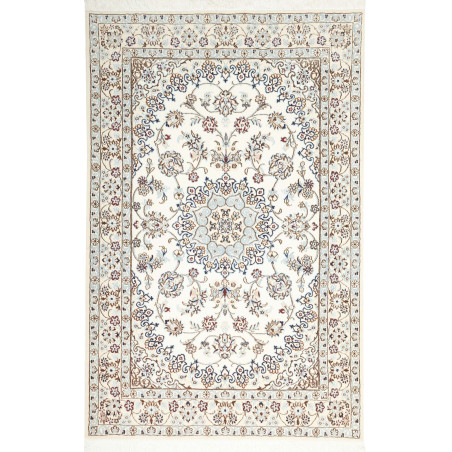 Nain 9la 132x202 Cm Nain 9la, Persia, Hand-carded Wool And