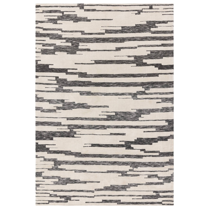 Rug Mason abstract cream dark grey 160x230 cm