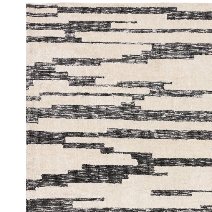 Rug Mason abstract cream dark grey 160x230 cm