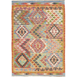 Hand Made Rug Kilim Afghanistan 101x140 Multico