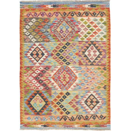 Hand Made Rug Kilim Afghanistan 101x140 Multico