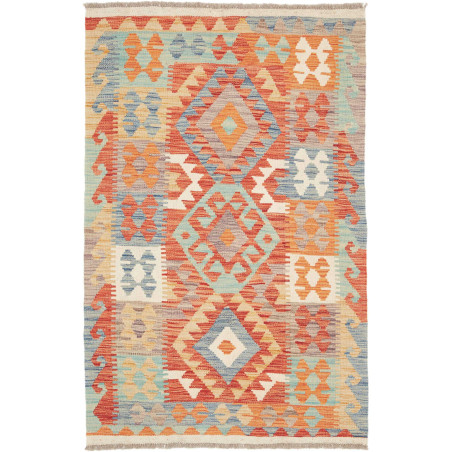 Hand Made Rug Kilim Afghanistan 98x151 Orange B