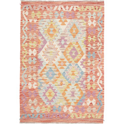 Hand Made Rug Kilim Afghanistan 87x132 Peach Or