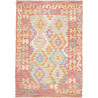 Hand Made Rug Kilim Afghanistan 87x132 Peach Or