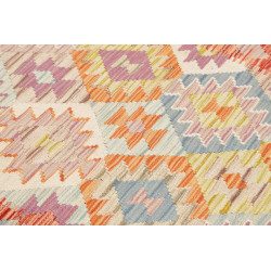 Hand Made Rug Kilim Afghanistan 87x132 Peach Or