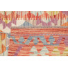 Hand Made Rug Kilim Afghanistan 87x132 Peach Or