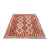 Hand Made Rug Kilim Afghanistan 124x177 Red Ora