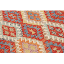 Hand Made Rug Kilim Afghanistan 124x177 Red Ora