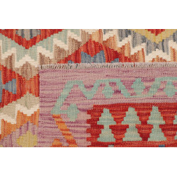 Hand Made Rug Kilim Afghanistan 124x177 Red Ora