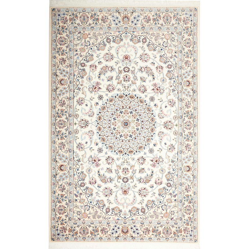 Nain 9la 150x242 Cm Nain 9la, Persia, Hand-carded Wool And
