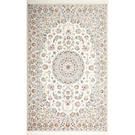Nain 9la 150x242 Cm Nain 9la, Persia, Hand-carded Wool And