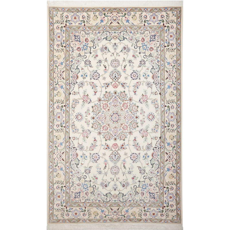 Nain 9la 157x254 Cm Nain 9la, Persia, Hand-spun Wool And