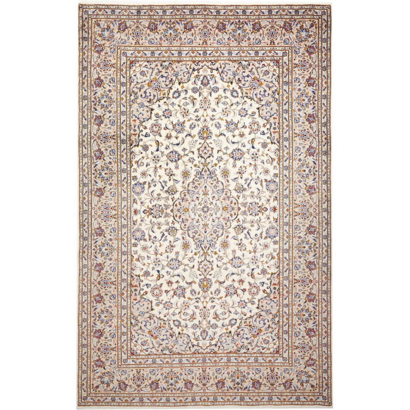 Kashan 204x322 Cm Kashan, Persia, Hand-carded Wool (warp: