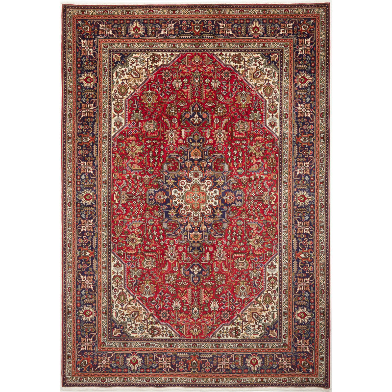 Tabriz 200x300 Cm Tabriz Persia Hand-carded Wool Cotton Warp