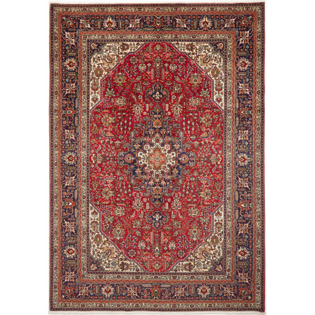 Tabriz 200x300 Cm Tabriz Persia Hand-carded Wool Cotton Warp