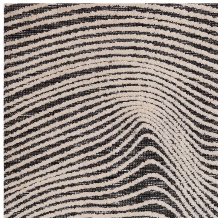 Rug Mason geometric black light beige 160x230 cm