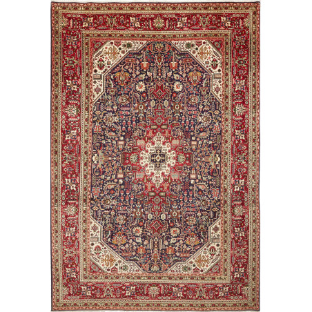 Tabriz 198x294 Cm Tabriz Persia Hand-carded Wool Cotton