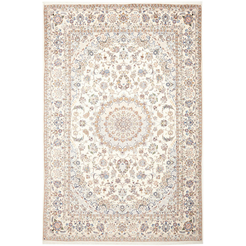 Nain 9la 200x307 Cm Nain 9la, Persia, Hand-carded Wool And