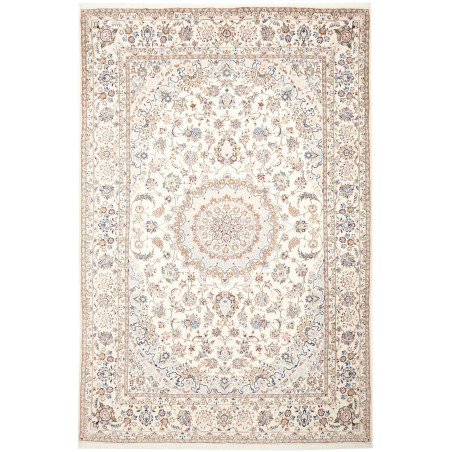 Nain 9la 200x307 Cm Nain 9la, Persia, Hand-carded Wool And