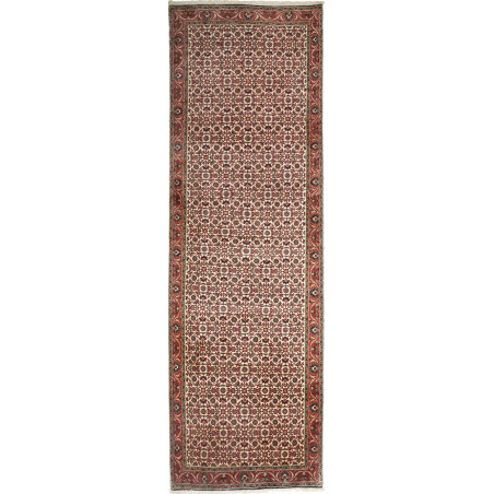 Bidjar 87x306 Cm Bidjar Persia Hand-carded Wool Cotton