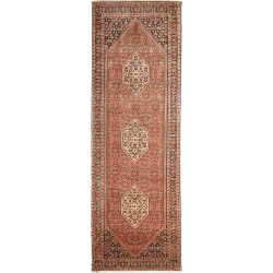 Bidjar 93x290 Cm Bidjar, Persia, Hand-carded Wool, Cotton,
