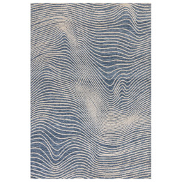 Rug Mason abstract blue beige 160x230 cm