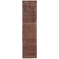 Bidjar 70x290 Cm Bidjar, Persia, Hand-carded Wool (cotton
