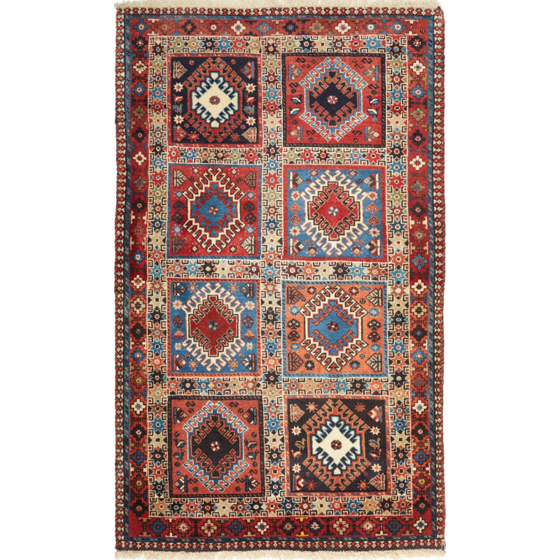 Yalameh 78x132 Cm Yalameh, Persia, Hand-carded Wool (warp:
