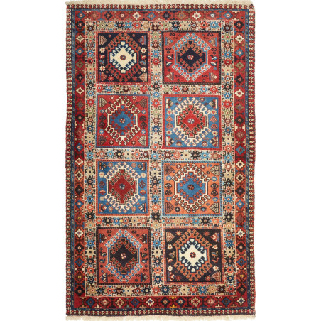 Yalameh 78x132 Cm Yalameh, Persia, Hand-carded Wool (warp: