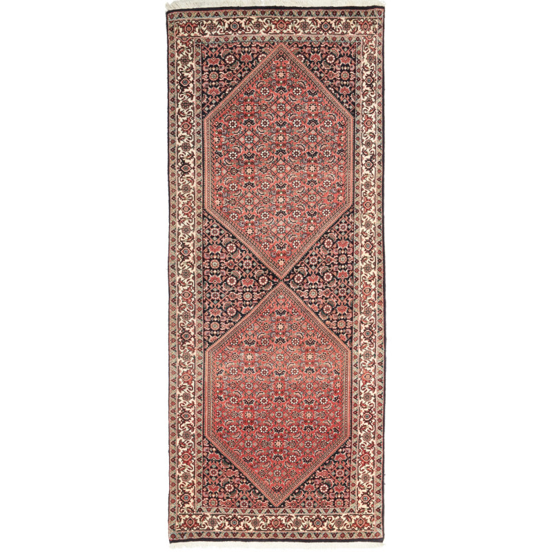 Bidjar 80x196 Cm Bidjar, Persia, Hand-carded Wool (warp: