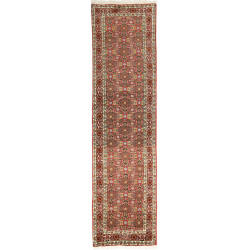 Zandjan 64x245 Cm Zandjan, Persia, Hand-carded Wool (warp: