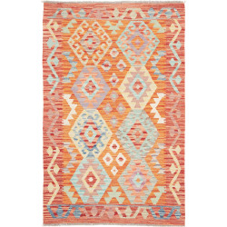 Hand Made Rug Kilim Afghanistan 101x157 Orange