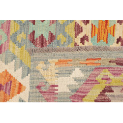 Hand Made Rug Kilim Afghanistan 99x200 Mint Blu