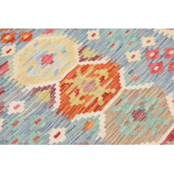 Hand Made Rug Kilim Afghanistan 100x147 Sky Blu
