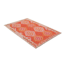 Hand Made Rug Kilim Afghanistan 107x158 Orange