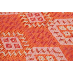 Hand Made Rug Kilim Afghanistan 107x158 Orange