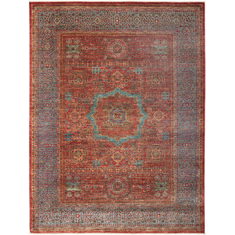 Mamlouk 173x234 Cm Mamlouk Pakistan, Hand-carded Wool