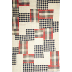 Patch 200x303 Cm Patch, Persia, Hand-carded Wool (warp: