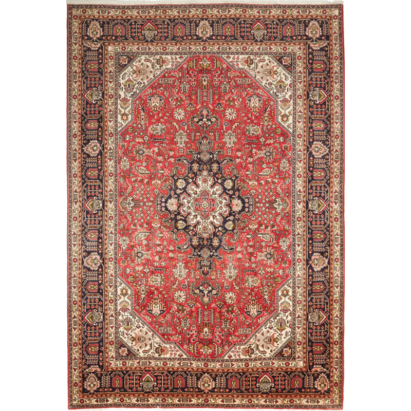 Tabriz 200x295 Cm Tabriz, Persia, Hand-carded Wool, Cotton,