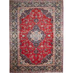 Nadjafabad 260x356 Cm Nadjafabad, Persia, Hand-carded Wool