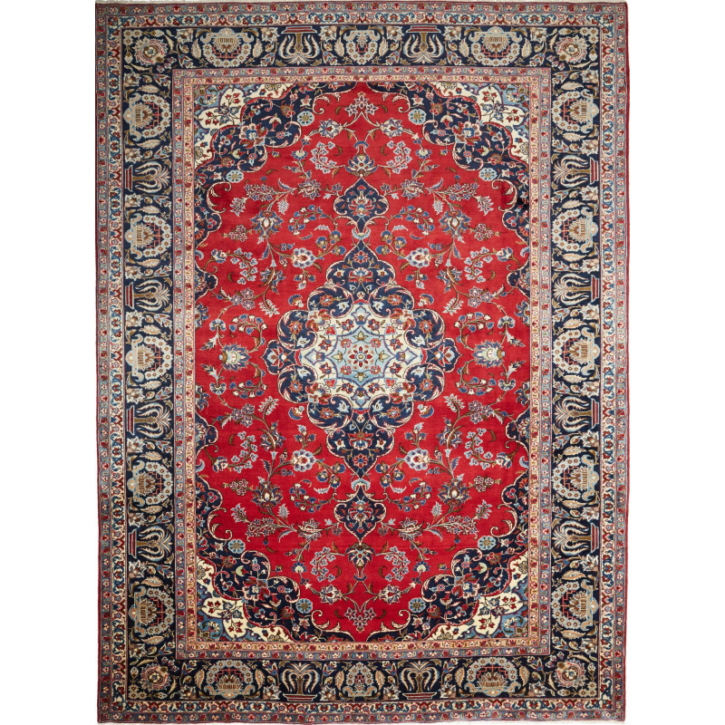 Nadjafabad 260x356 Cm Nadjafabad, Persia, Hand-carded Wool