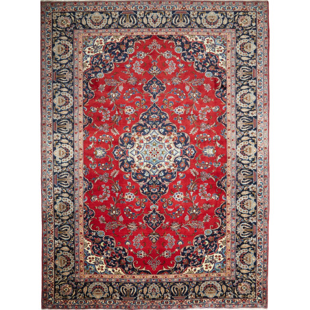 Nadjafabad 260x356 Cm Nadjafabad, Persia, Hand-carded Wool