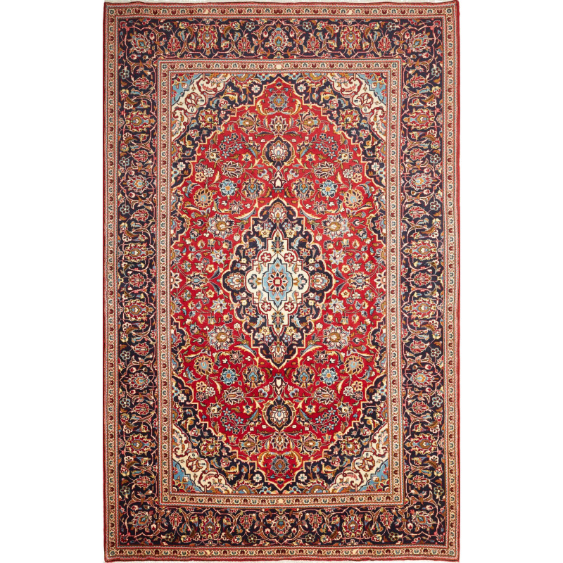 Ardakan 200x312 Cm Ardakan Persia Hand-carded Wool Cotton