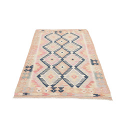 Hand Made Rug Kilim Afghanistan 97x194 Cream Pi